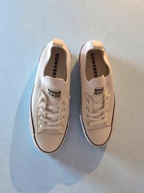 Converse shoreline white mesh sneakers
